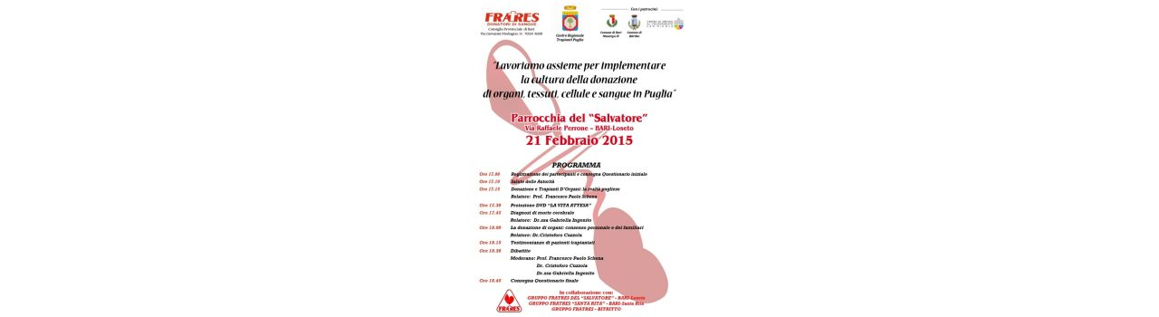 La locandina dell'evento