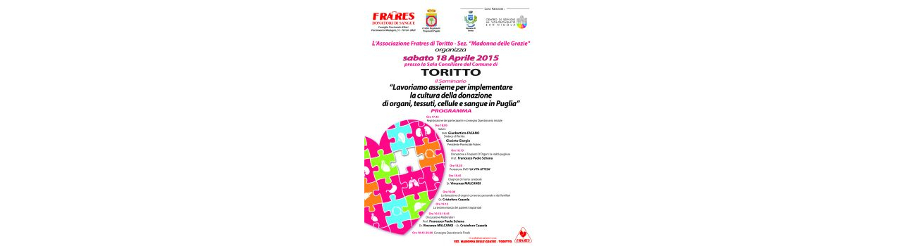 La locandina dell'evento