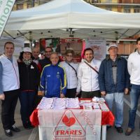 Il direttivo della FRATRES di Fucecchio con il campione italiano Fratres categoria ARGM BAGLIERI MARIO del Gruppo FRATRES di Cassibile (SR)